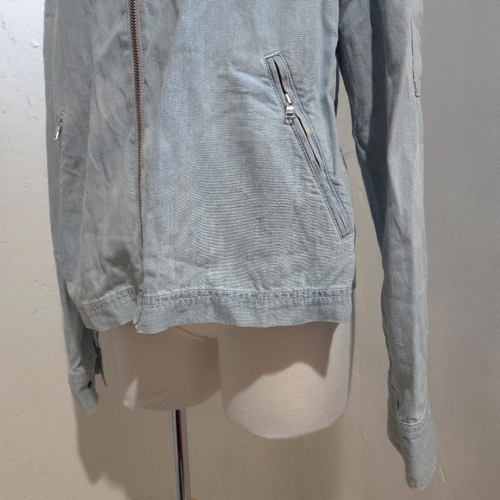 BCBGMaxAzria Light Blue Jacket - Picture 4 of 9